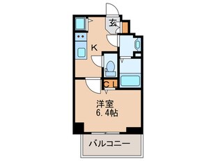 プレサンス南森町ライズ（501）の物件間取画像